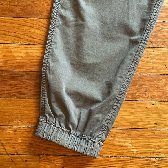 Gray Men's AE American Eagle Flex Trekker Woven Cotton Joggers In Size Small - Picture 6 of 14